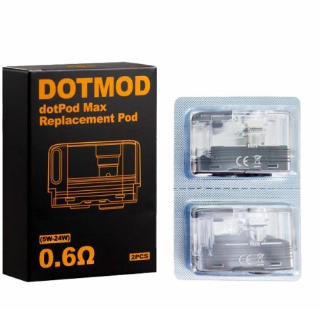 Cartridges DotPod Max 0.4/0.6/1.0Ω 5ml (2pcs) - Dotmod