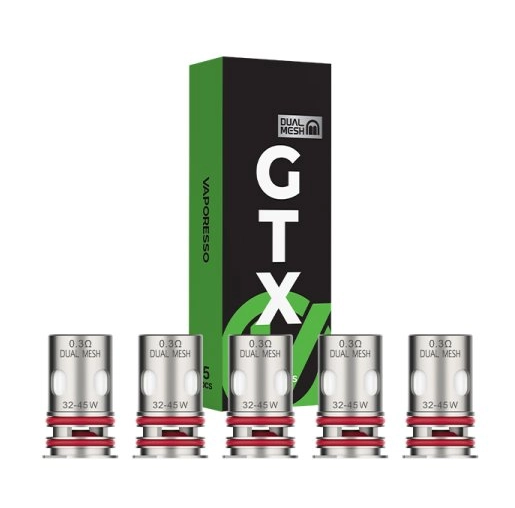 Resistenza GTX-4 Dual Mesh 0,15/0,20/0,30Ω (5 pezzi) - Vaporesso